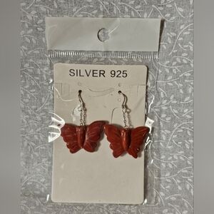 Red Jasper Crystal Earrings